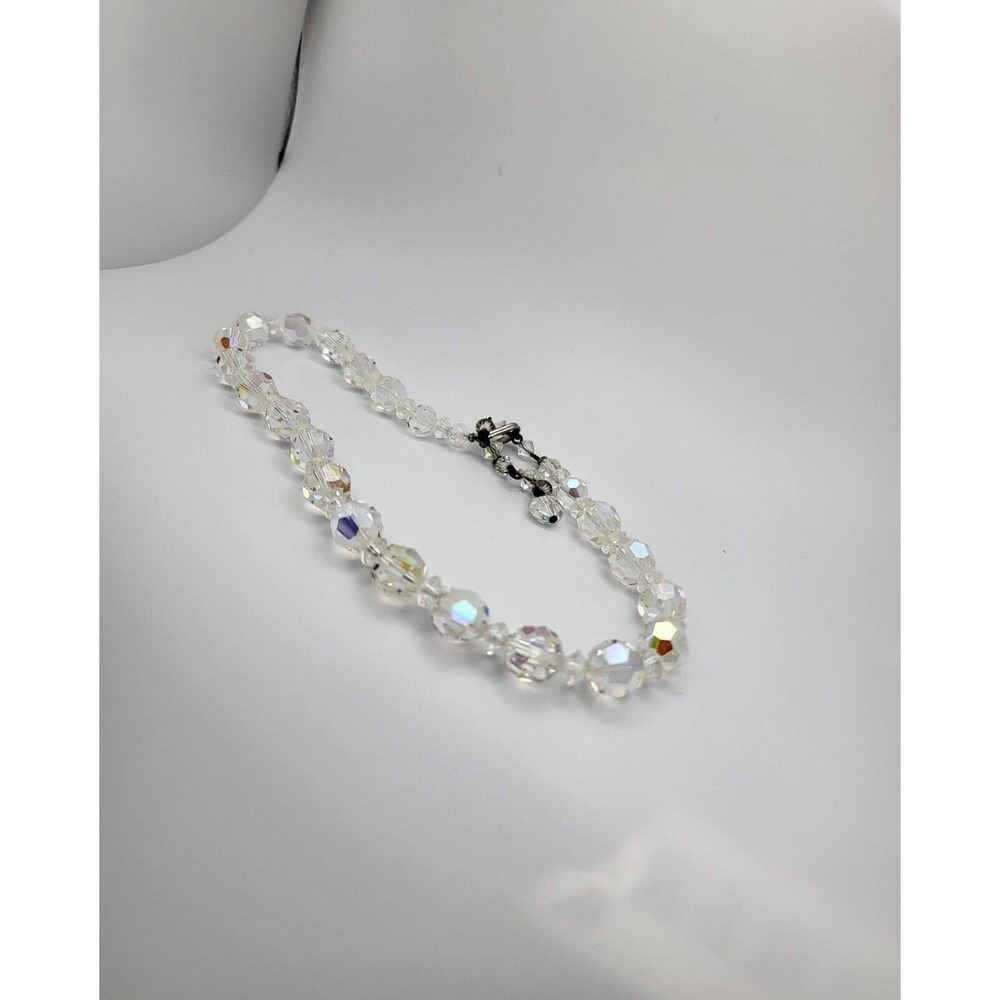 Two Coro Iridescent Shiny Crystal Necklaces - Picture 5 of 6